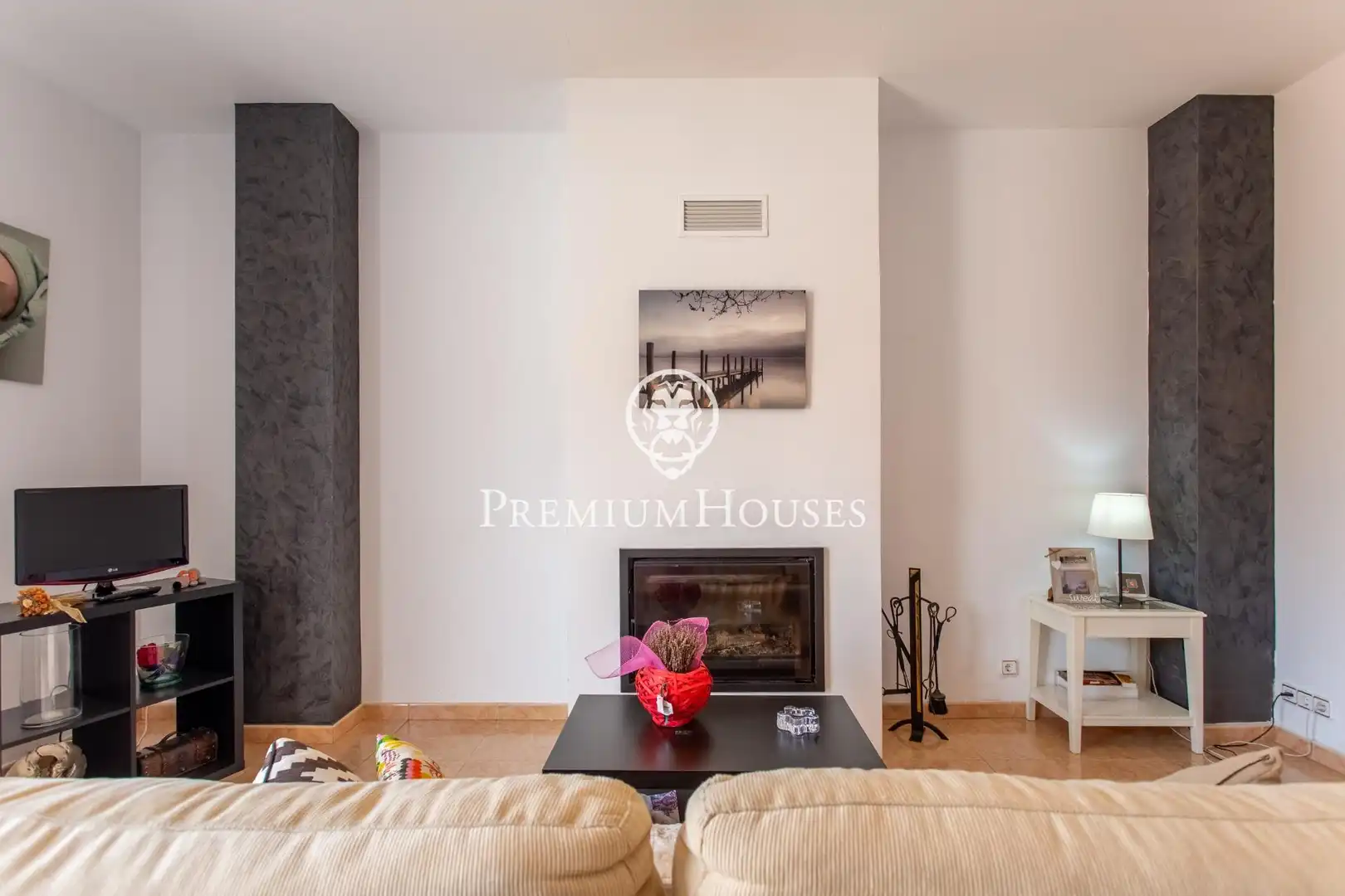 Sala de estar de Casa o chalet en venta en Mataró con Aire acondicionado, Calefacción y Jardín privado