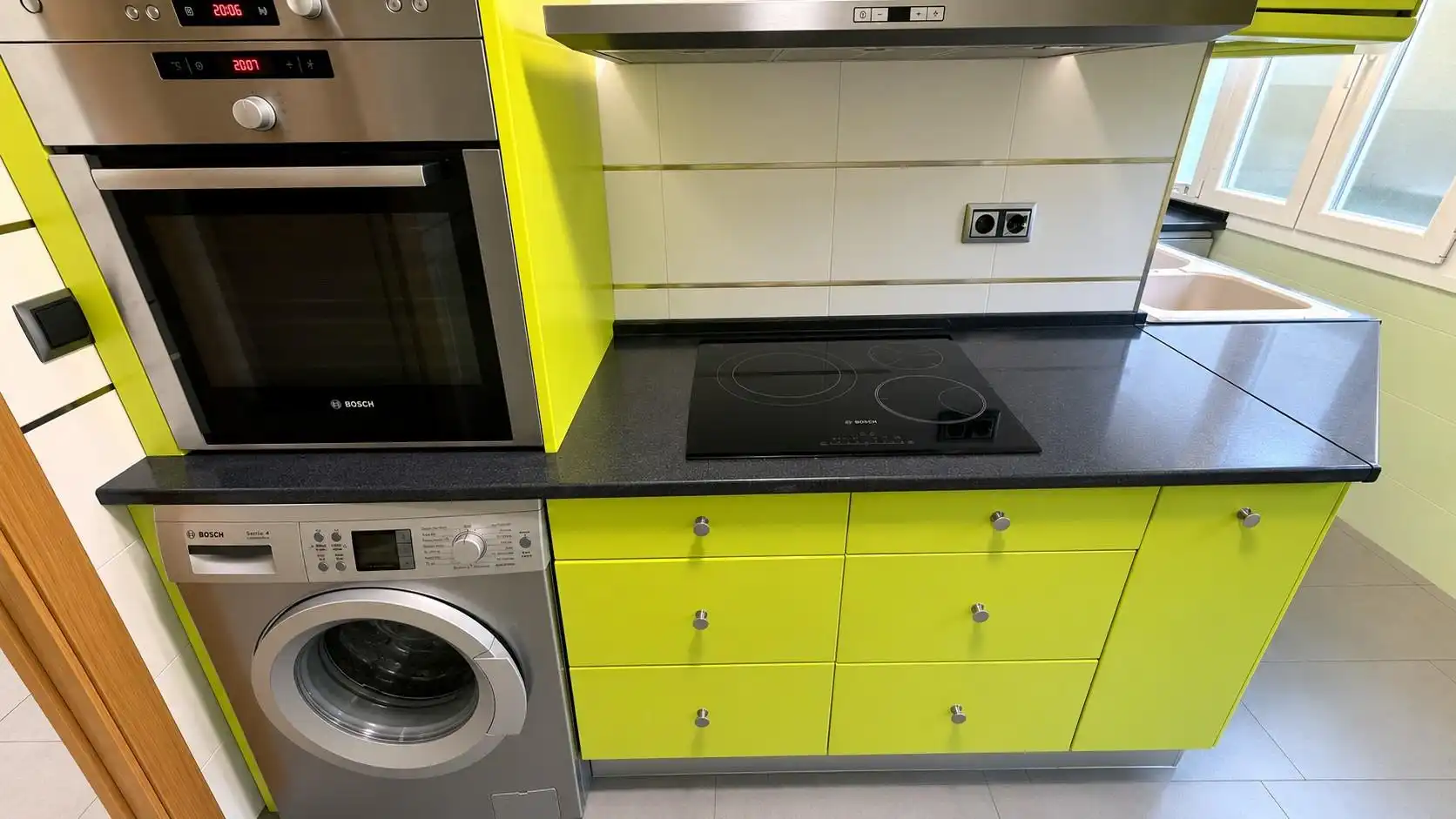 Küche von Wohnung zur Miete in Madrid mit Klimaanlage, Heizung und Möbliert