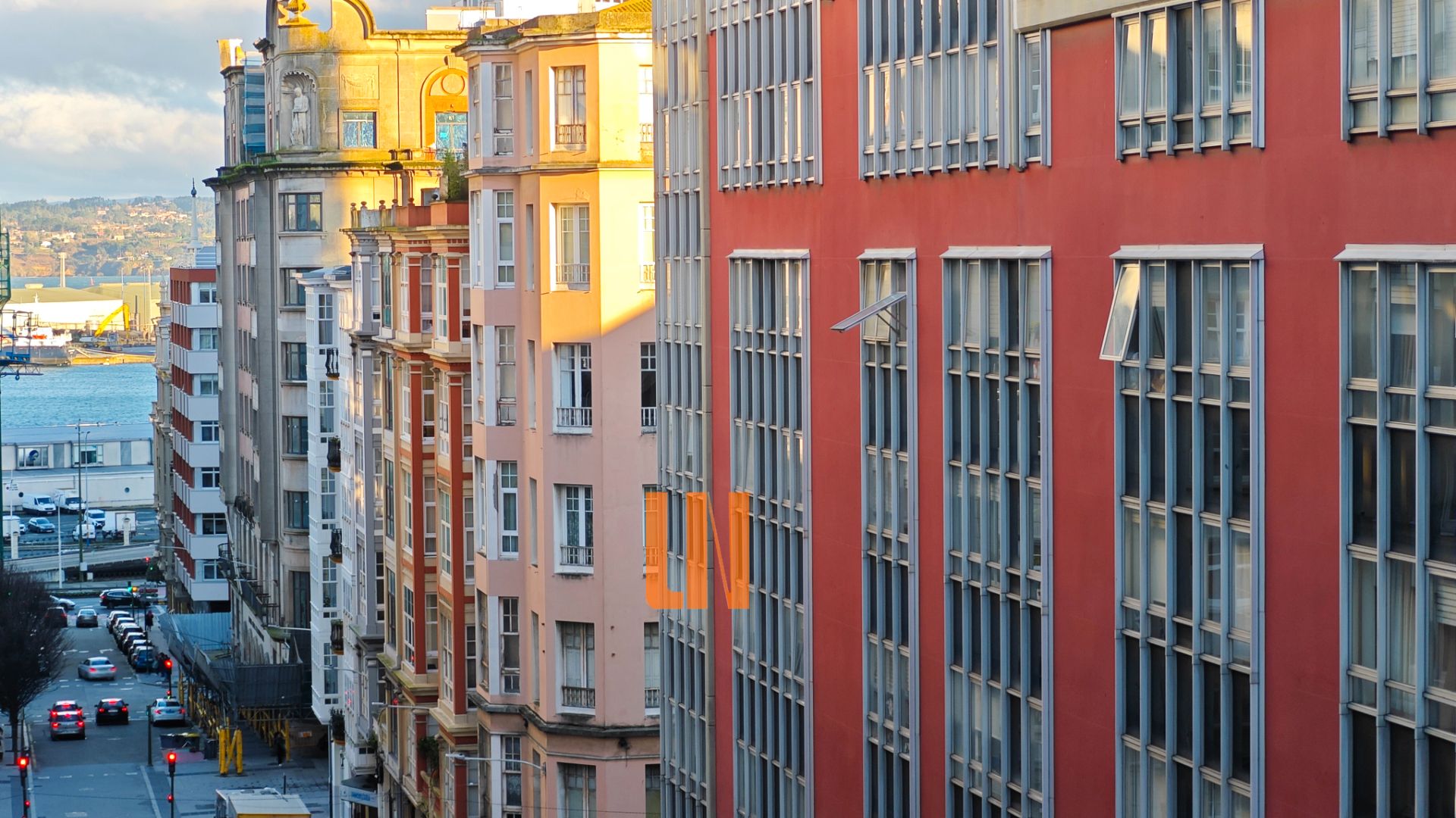 Exterior view of Flat for sale in A Coruña Capital   with Parquet flooring, Oven and Internet