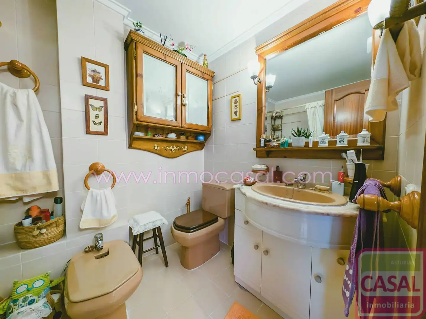 Bathroom of Flat for rent in Avilés  with Heating, Terrace and Storage room