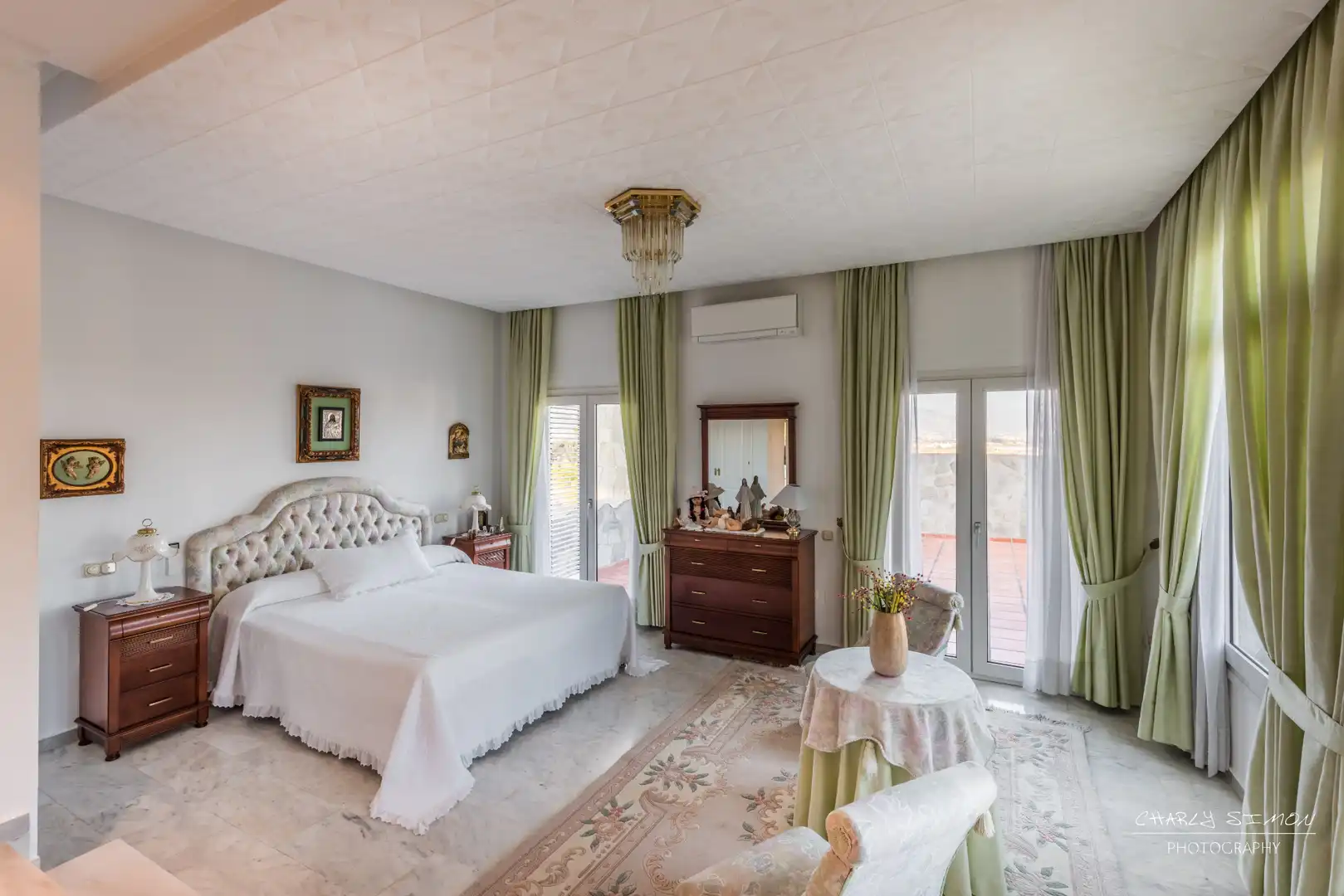 Bedroom of Houses for sale in Málaga  with Air Conditioner, Heating and Private garden