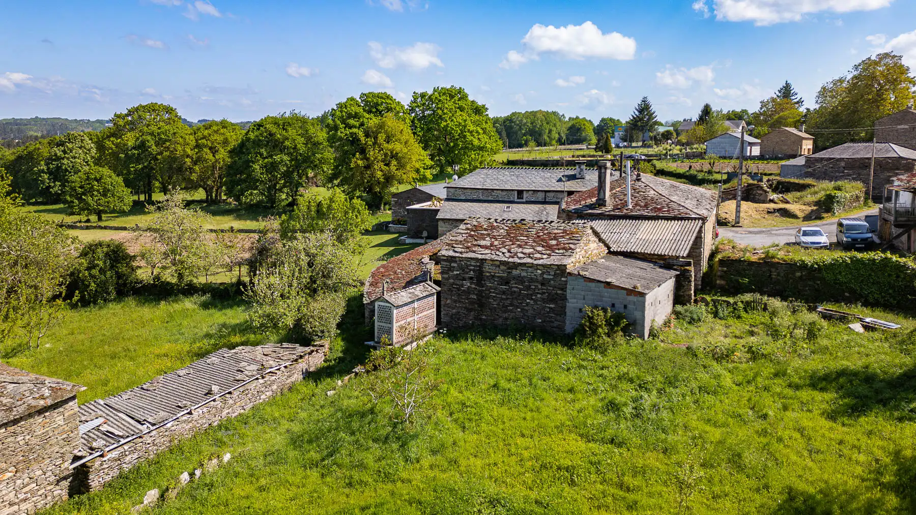 Vista exterior de Finca rústica en venta en Outeiro de Rei con Amueblado