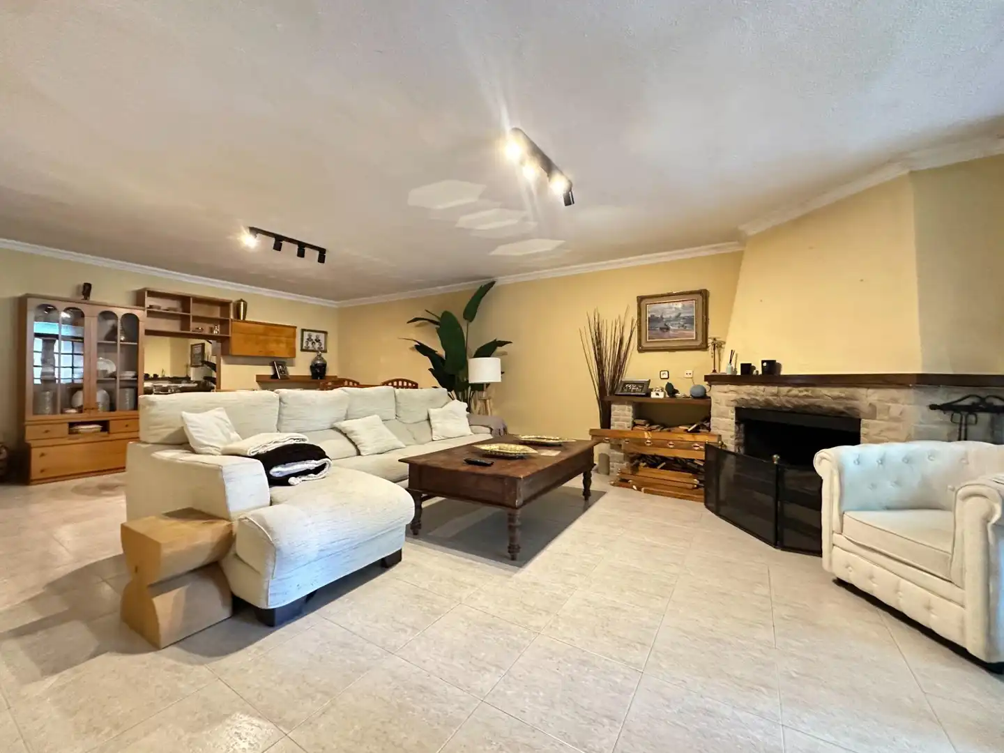 Living room of Houses for sale in Cunit  with Air Conditioner, Private garden and Terrace