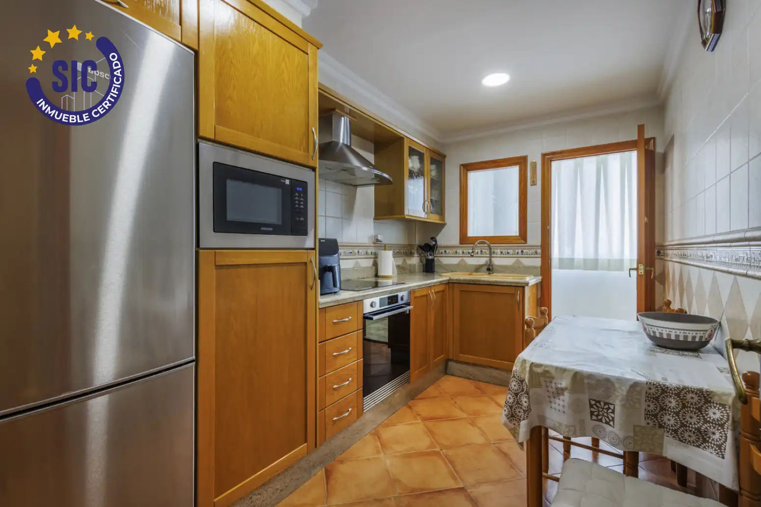 Cocina de Casa adosada en venta en Carlet con Terraza y Balcón