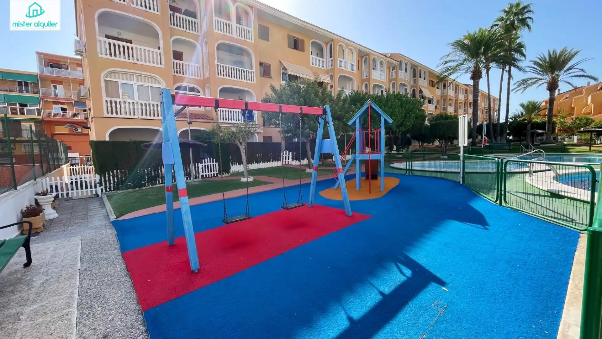 Parkplatz von Wohnungen zur Miete in El Campello mit Klimaanlage, Heizung und Terrasse