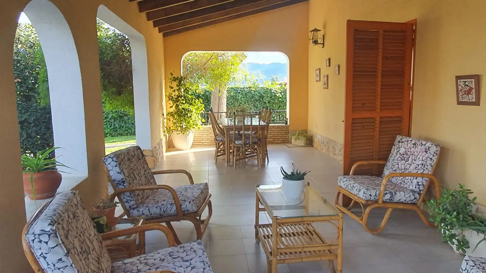 Terraza de Casa o chalet en venta en L'Alcúdia de Crespins con Piscina