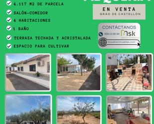 Garden of House or chalet for sale in Castellón de la Plana / Castelló de la Plana  with Air Conditioner, Private garden and Terrace