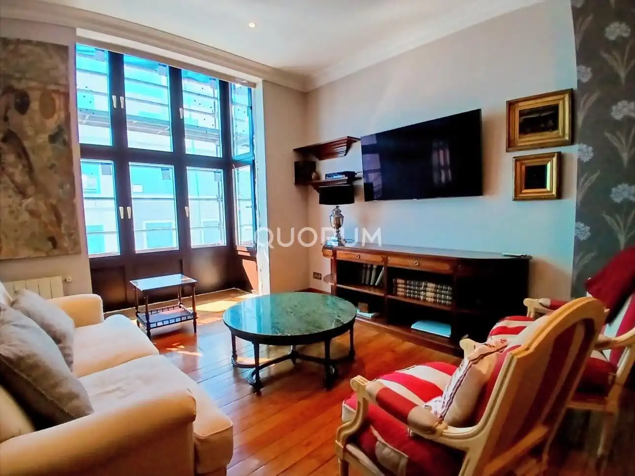Sala de estar de Piso en venta en Bilbao  con Calefacción y Balcón