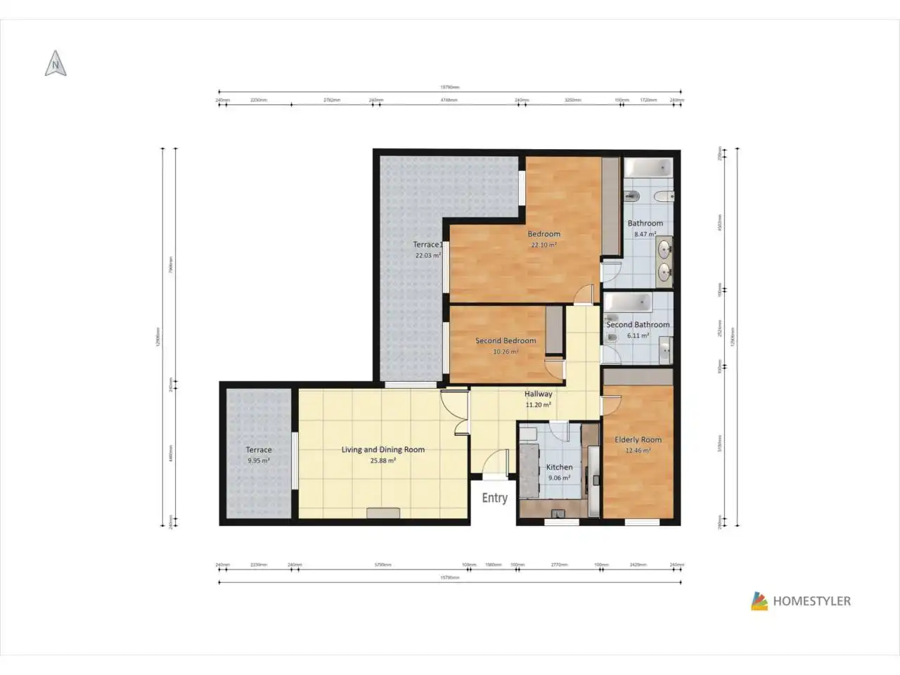 Wohnung mit Terrasse zum Verkauf in Montemar, imagen 2