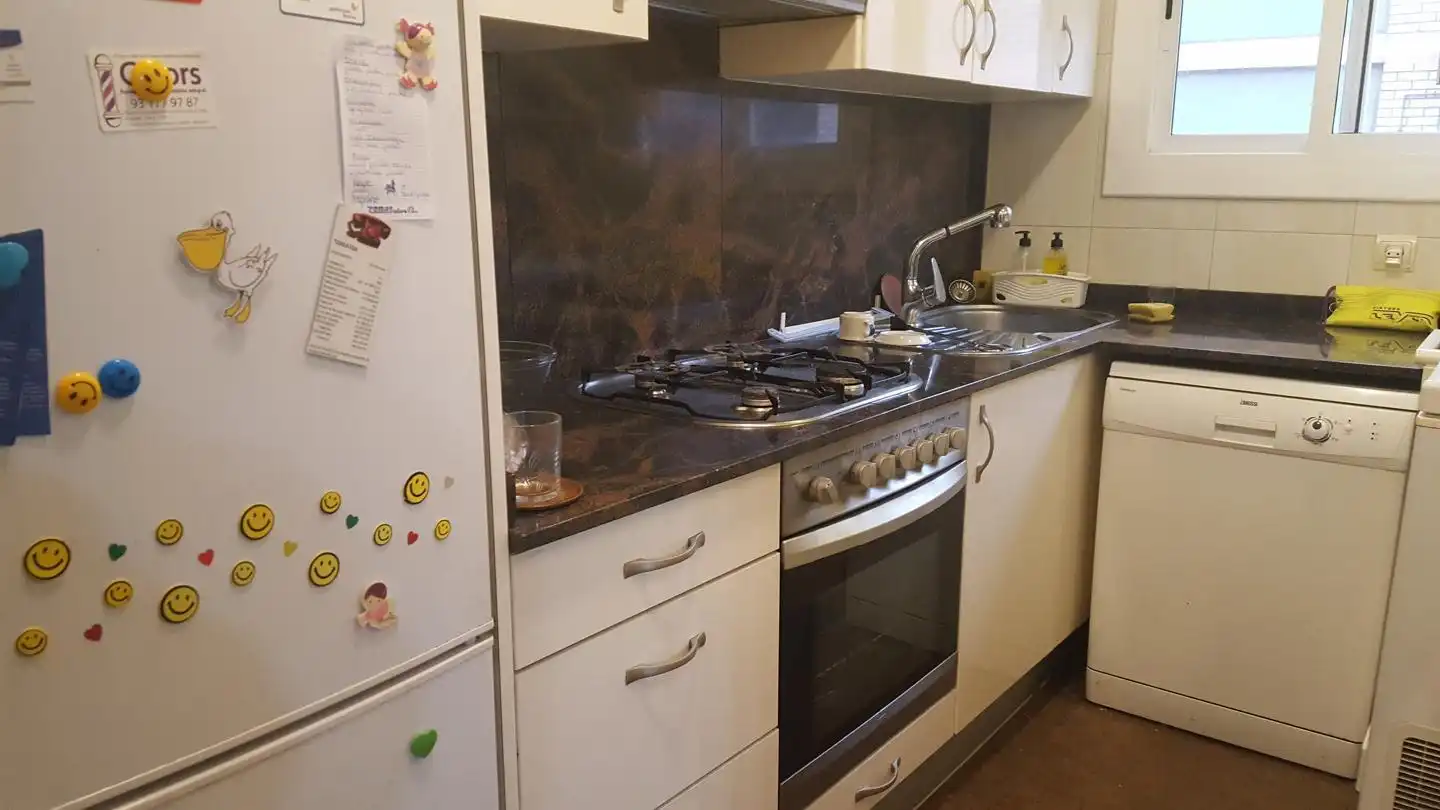 Cocina de Piso de alquiler en Terrassa con Amueblado