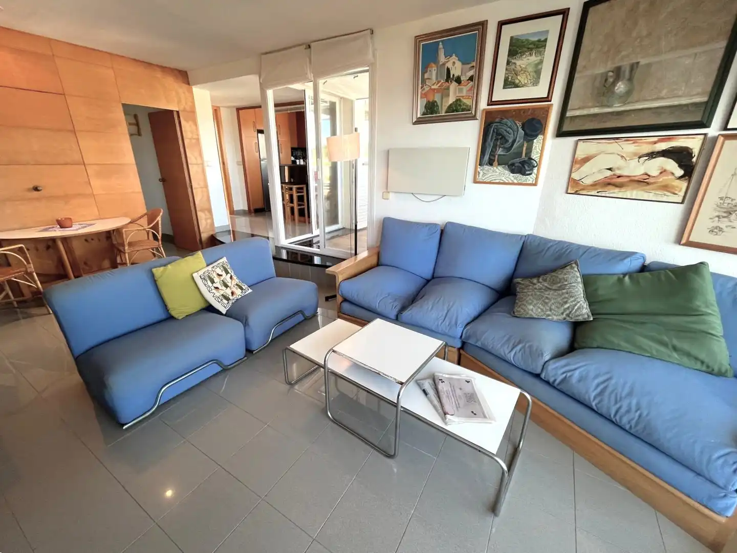 Wohnzimmer von Dachboden zum Verkauf in Palamós mit Terrasse und Möbliert