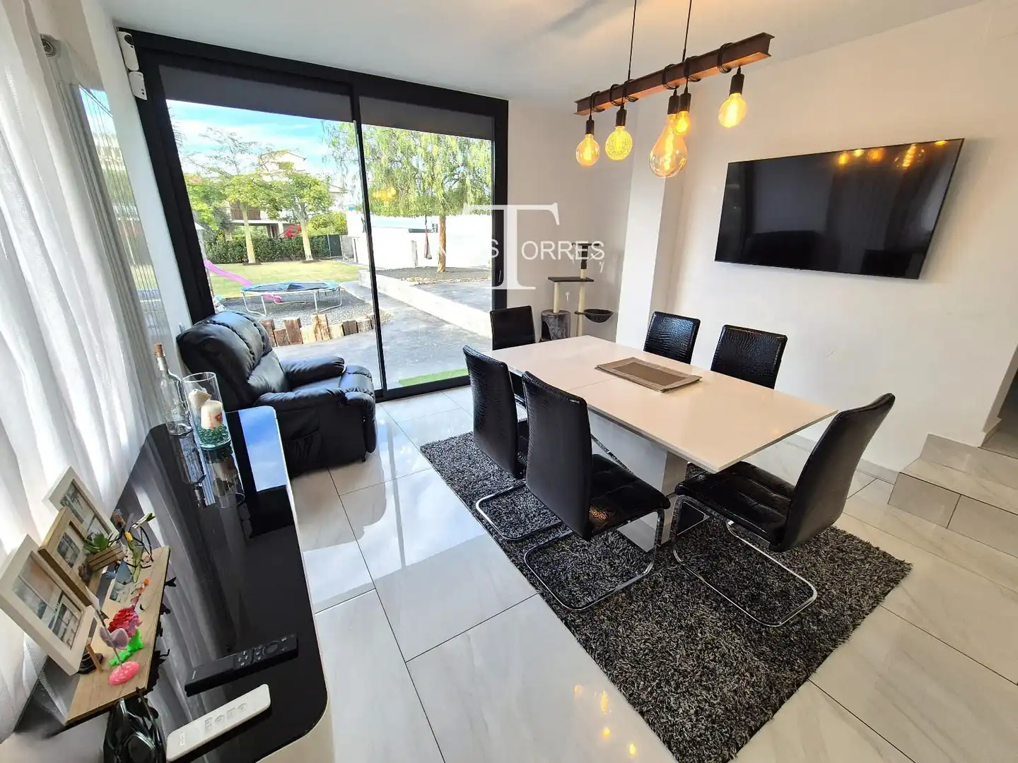 Comedor de Casa o chalet en venta en El Vendrell con Aire acondicionado, Jardín privado y Parquet