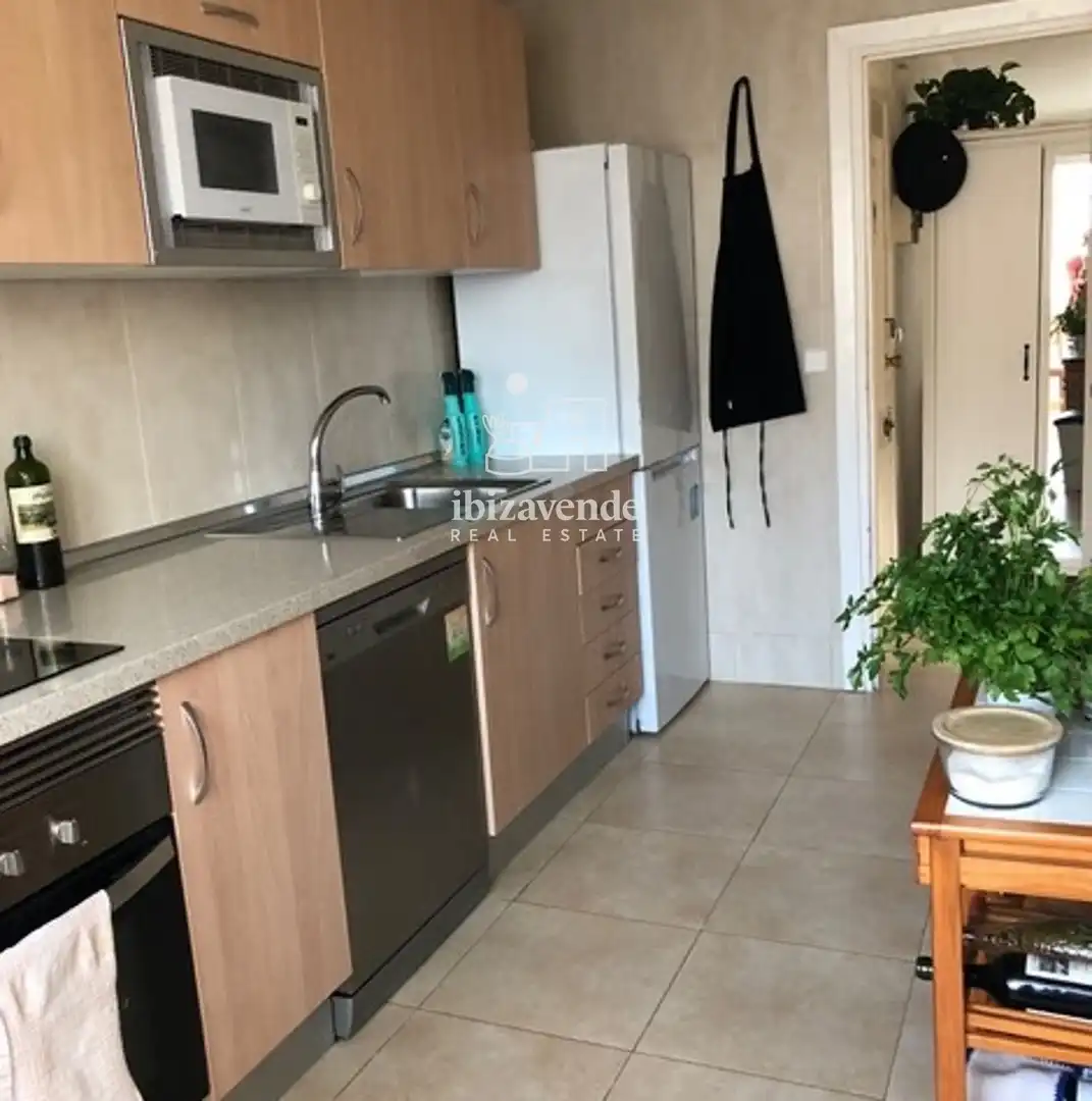 Cocina de Piso de alquiler en Eivissa con Terraza y Amueblado