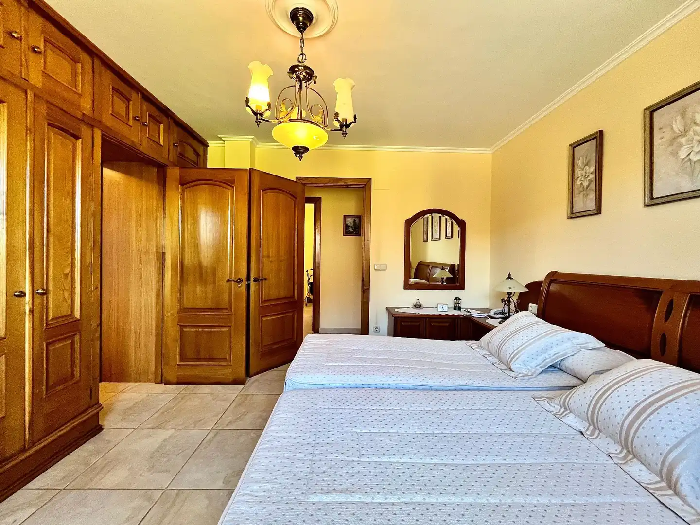 Schlafzimmer von Haus oder Chalet zum Verkauf in Valdoviño mit Heizung, Privatgarten und Abstellraum
