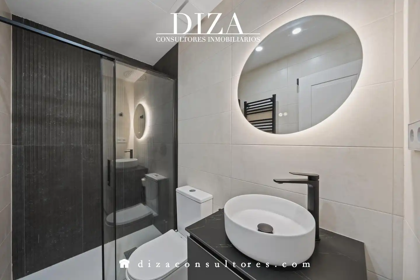 Badezimmer von Wohnung zur Miete in Madrid mit Klimaanlage, Heizung und Möbliert