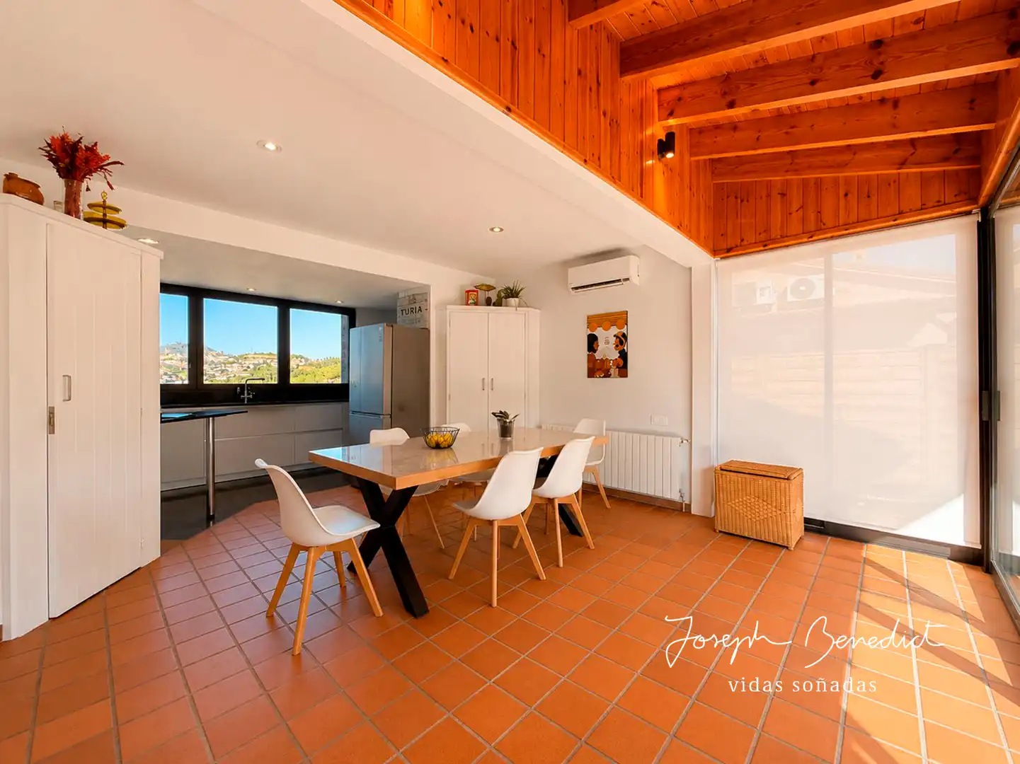 Kitchen of Houses for sale in Torrelles de Llobregat  with Air Conditioner, Heating and Private garden