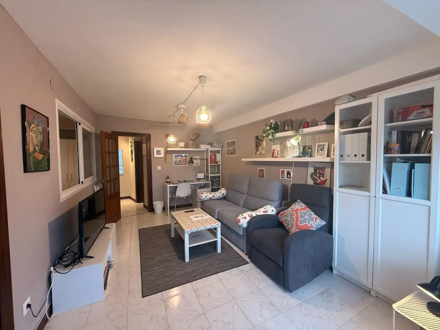 Living room of Flat for sale in Santoña  with Heating and Furnished