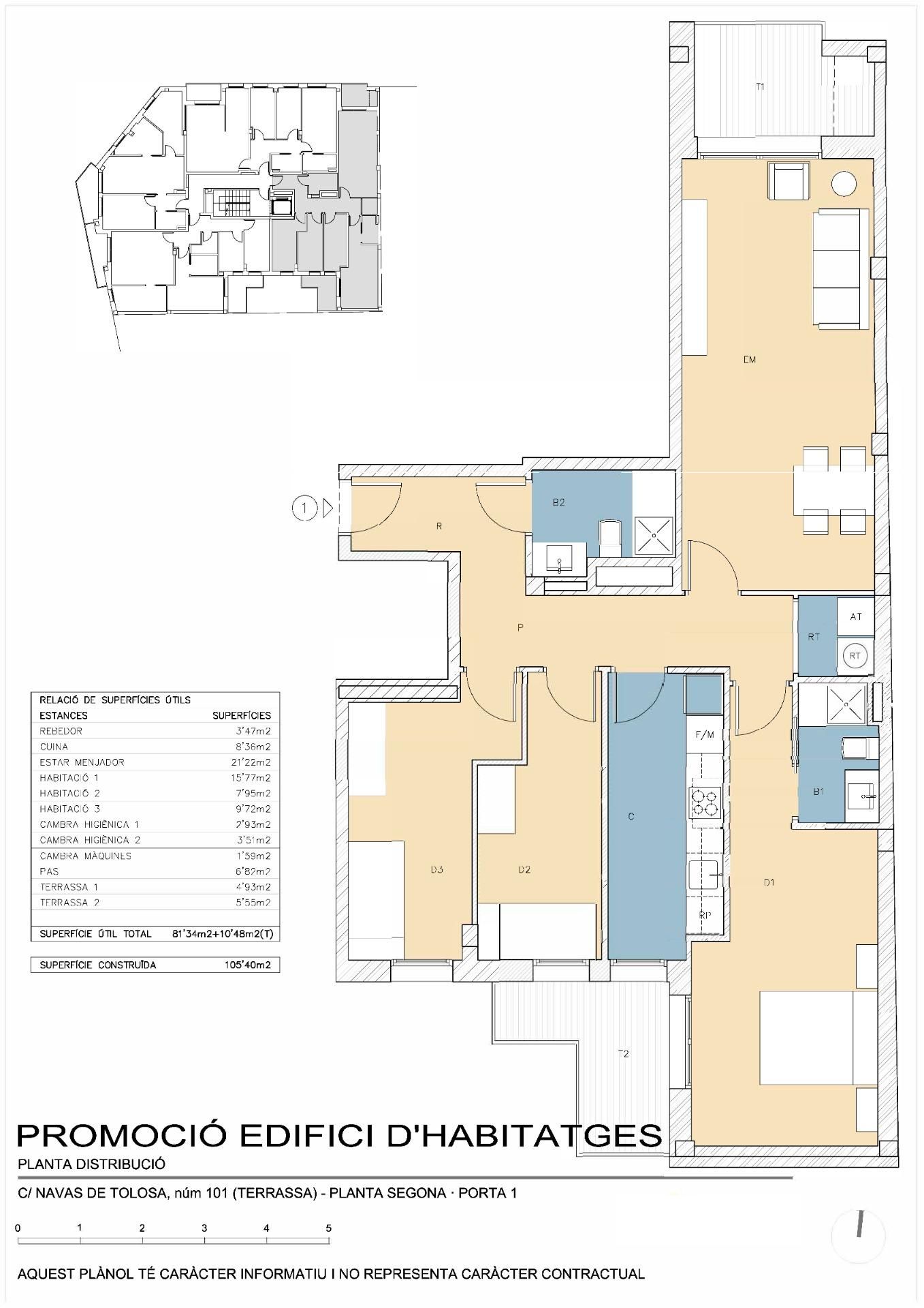 Piso en venta en Terrassa con Aire acondicionado, Calefacción y Parquet