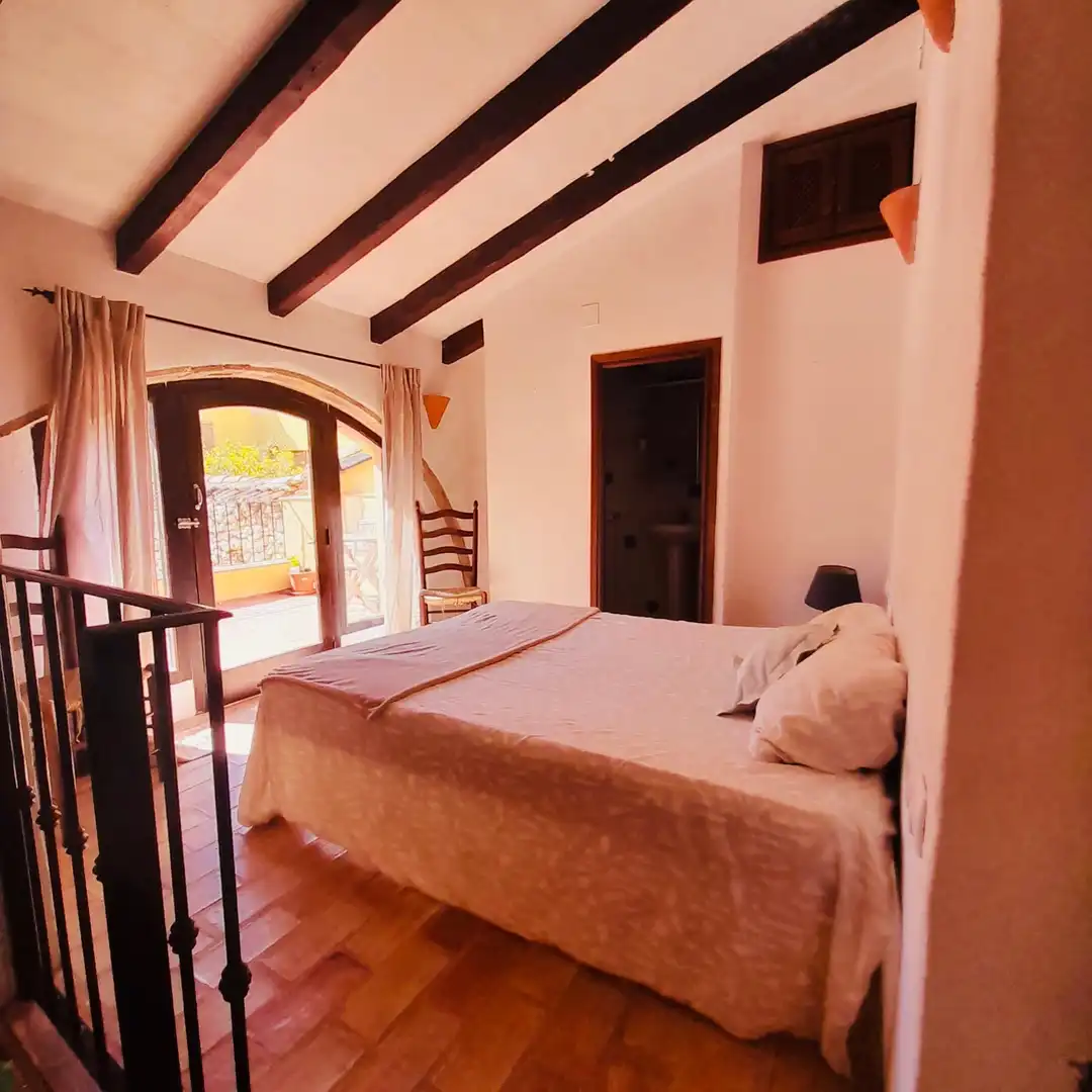 Schlafzimmer von Einfamilien-Reihenhaus zum Verkauf in Xaló mit Heizung, Terrasse und Abstellraum