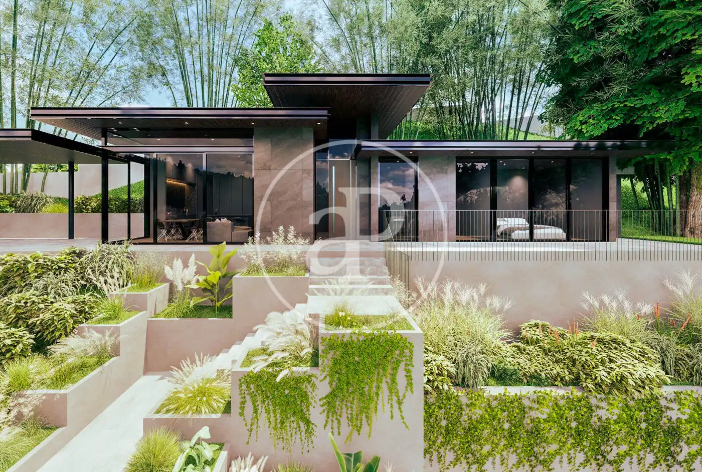Vista exterior de Casa o xalet en venda en Matadepera amb Aire condicionat, Calefacció i Jardí privat
