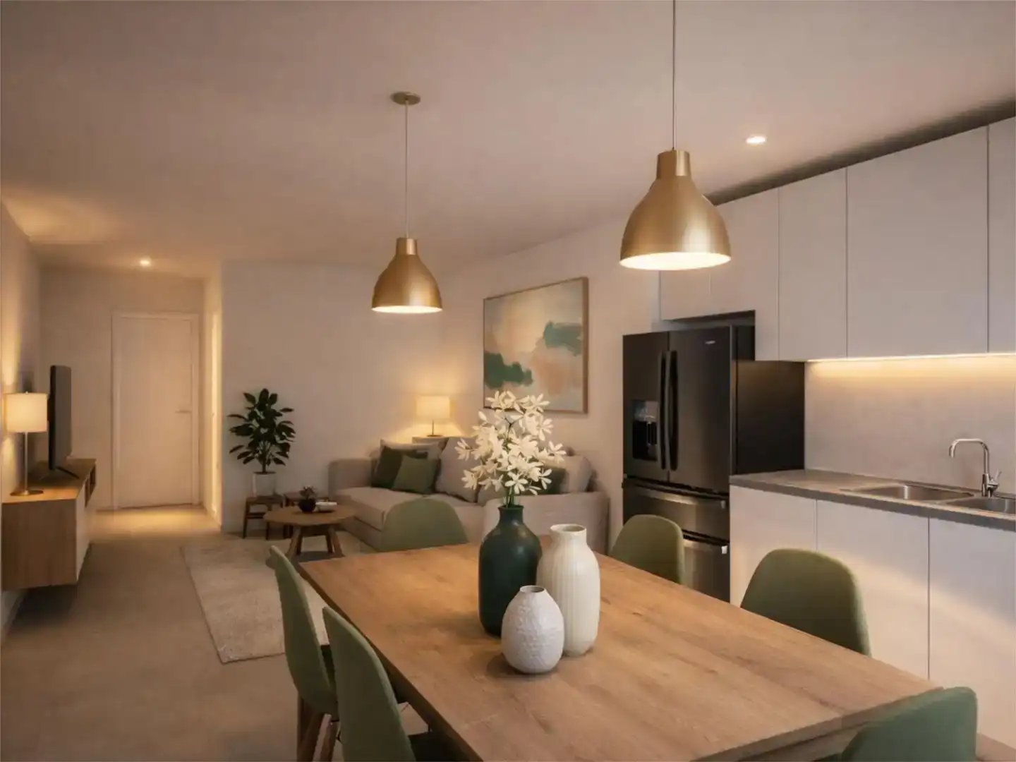 Comedor de Casa adosada en venta en Las Torres de Cotillas, Murcia