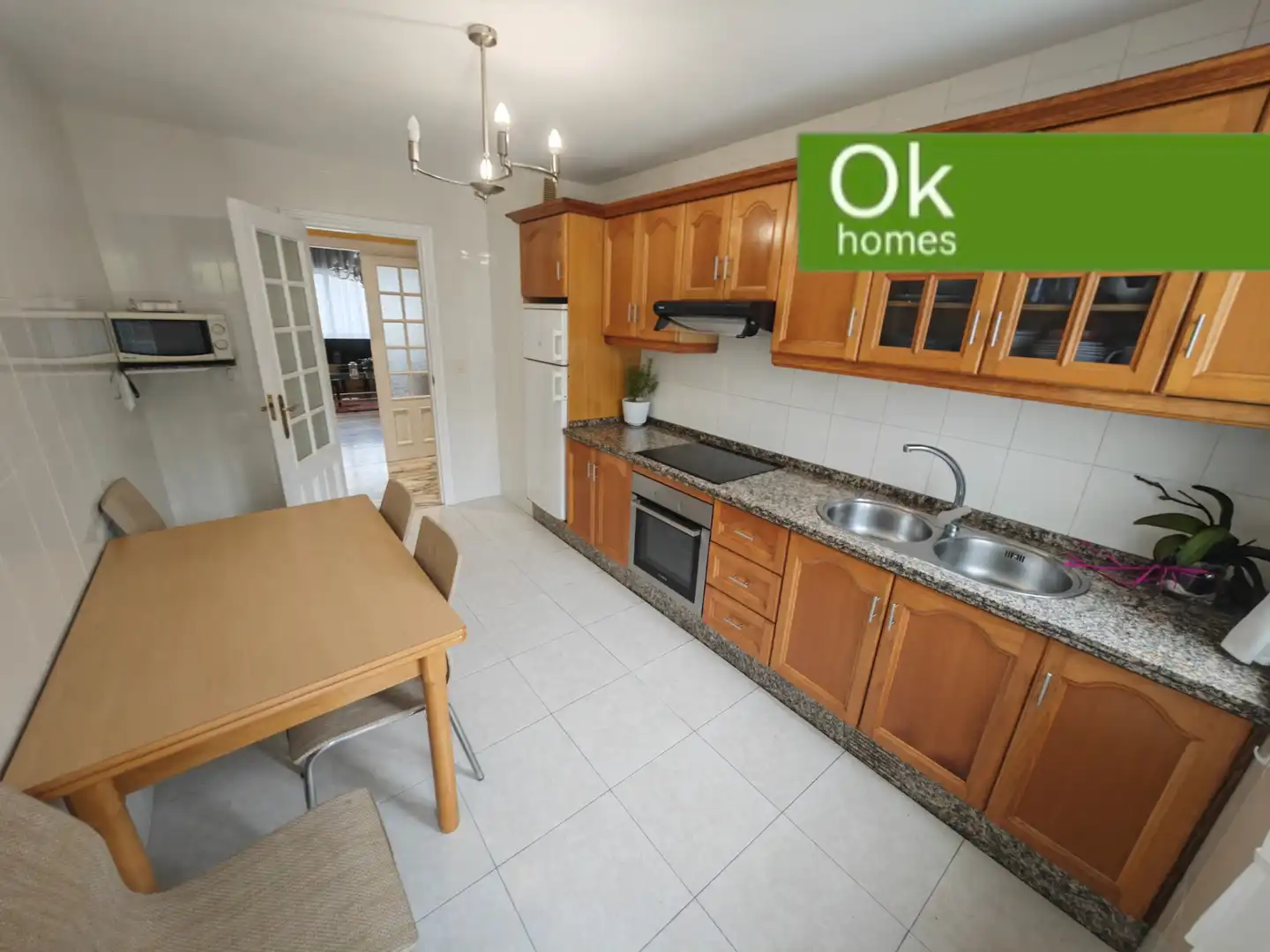 Cocina de Piso en venta en Betanzos con Calefacción, Parquet y Terraza