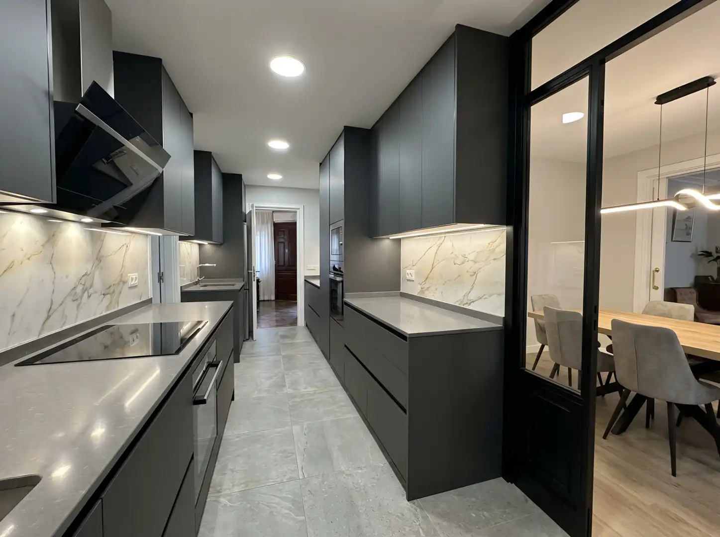 Cocina de Piso en venta en Getxo  con Calefacción, Terraza y Trastero