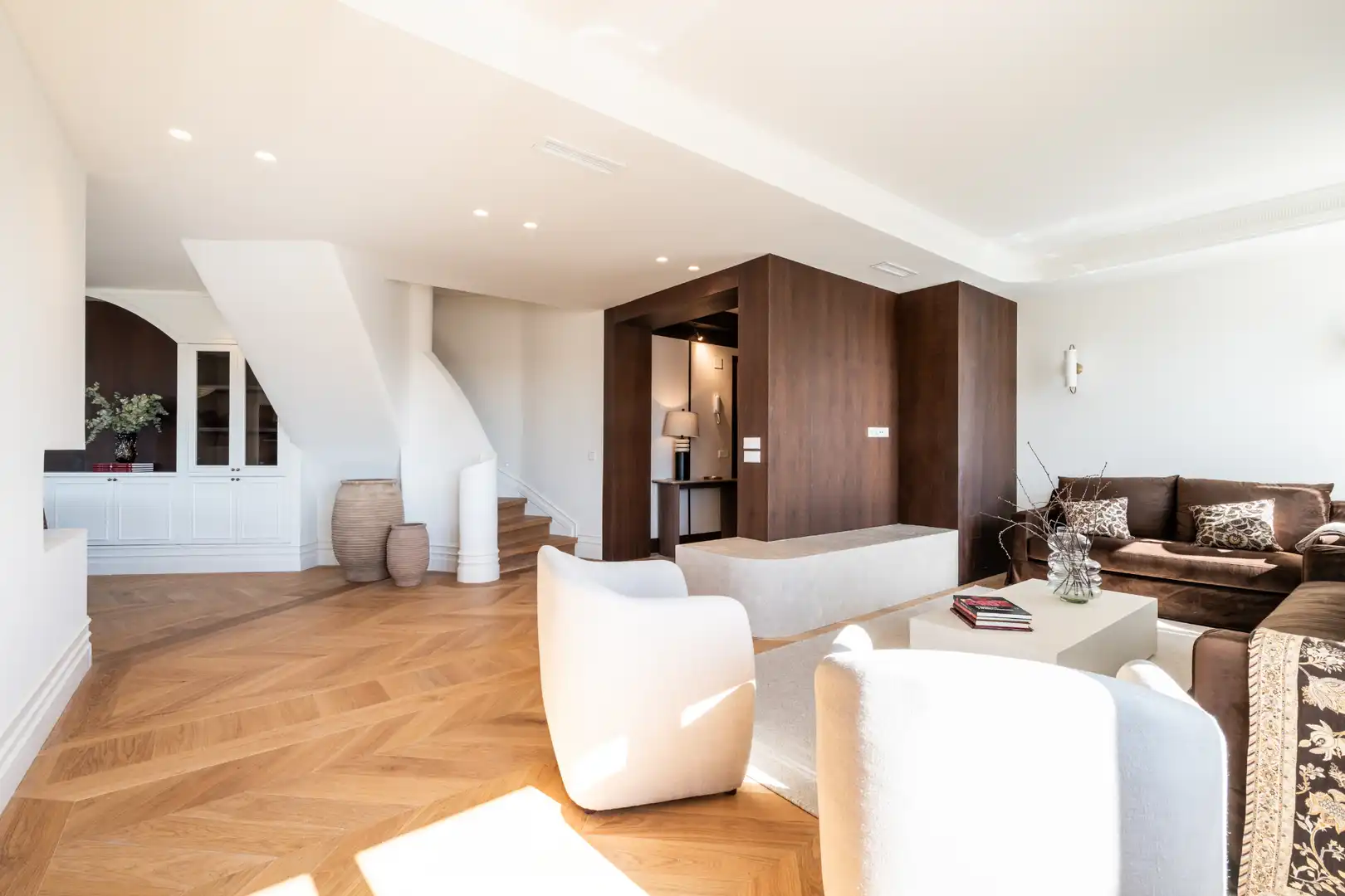 Sala de estar de Ático en venta en Madrid con Aire acondicionado, Calefacción y Terraza