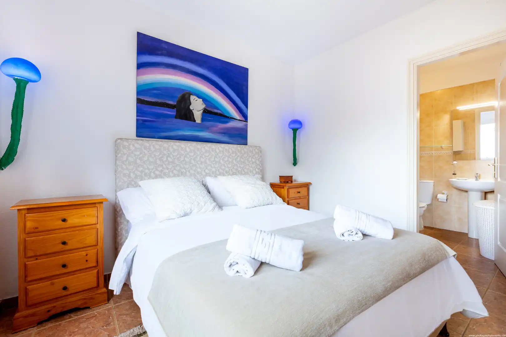 Bedroom of Apartments for rent in Candelaria  with Air Conditioner, Heating and Parquet flooring