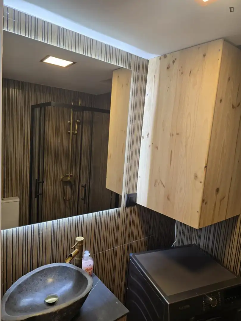 Badezimmer von Haus oder Chalet zur Miete in Madrid mit Klimaanlage, Möbliert und Waschmaschine