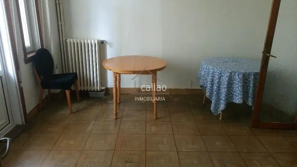 Dining room of Flat for rent in Ferrol  with Heating, Furnished and Balcony