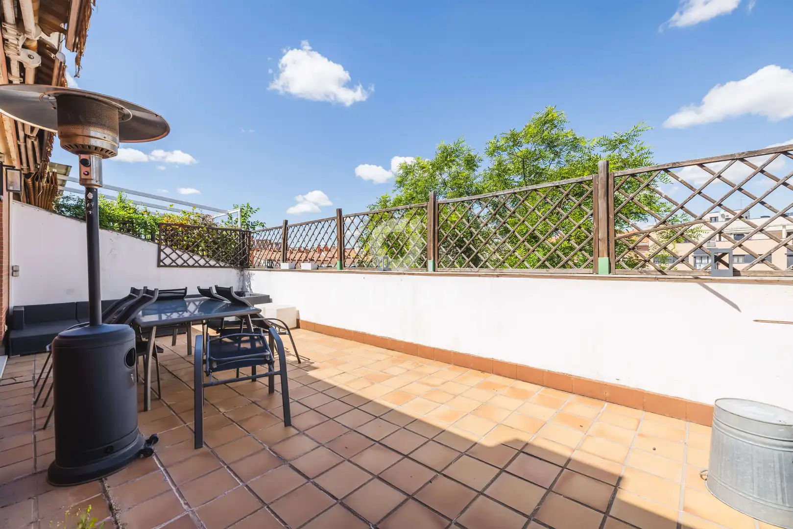 Terrace of Flat for sale in Madrid  with Heating, Private garden and Storage room