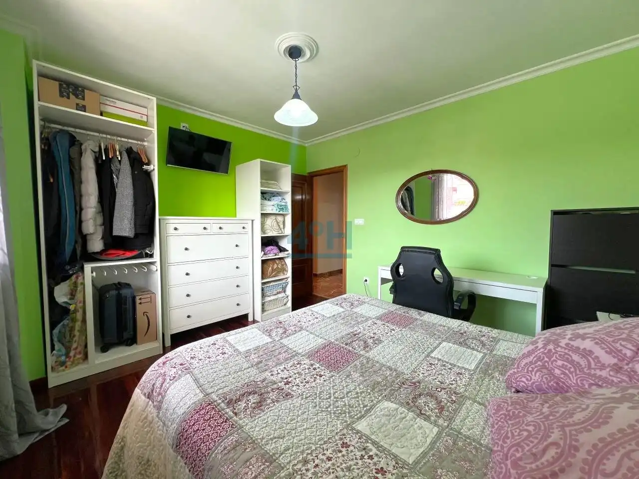 Bedroom of Flat for sale in Ourense Capital   with Heating, Parquet flooring and Storage room