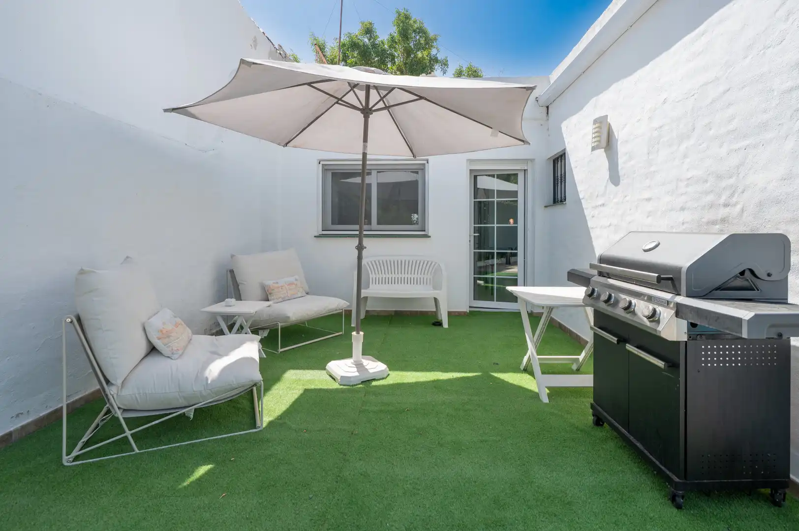 Terrassa de Casa o xalet en venda en Marbella amb Aire condicionat, Jardí privat i Terrassa