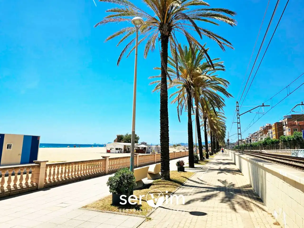 Vista exterior de Piso en venta en El Masnou con Aire acondicionado, Calefacción y Parquet