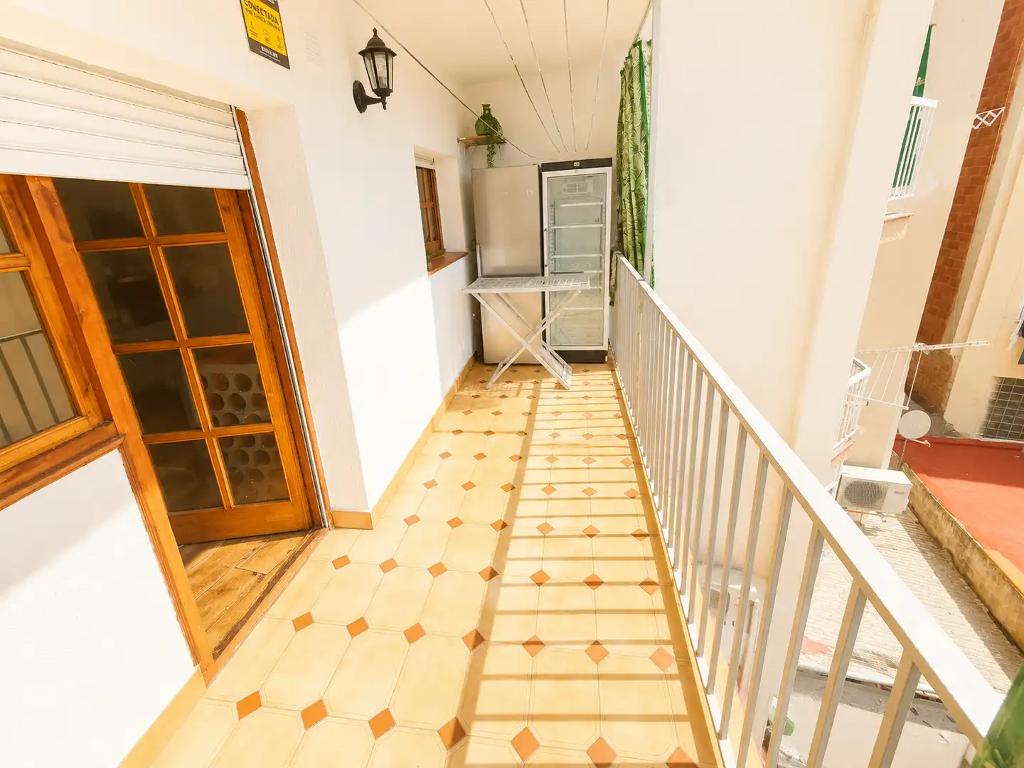 Balcony of Duplexes for sale in Santa Coloma de Gramenet  with Air Conditioner, Heating and Parquet flooring