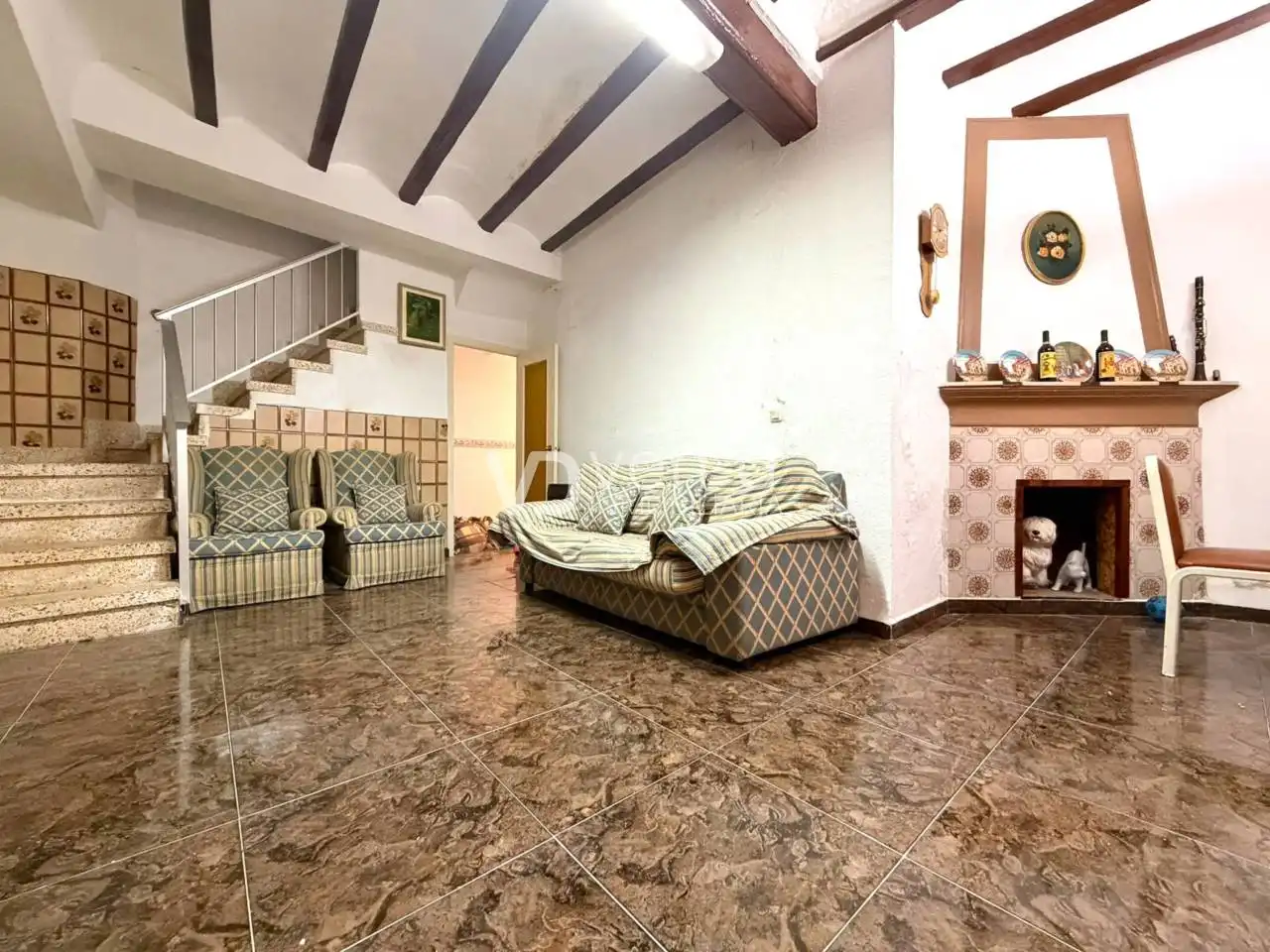 Sala de estar de Casa o chalet en venta en Enguera con Calefacción