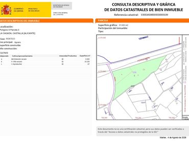 Rustikales Grundstück zum Verkauf in Castalla