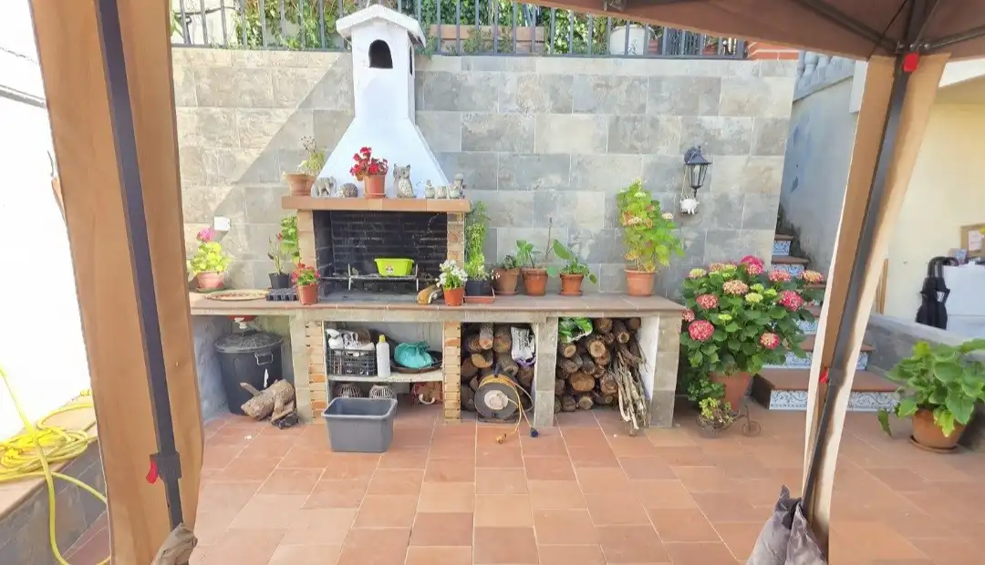 Terrasse von Haus oder Chalet zum Verkauf in Sant Fost de Campsentelles mit Heizung, Privatgarten und Abstellraum