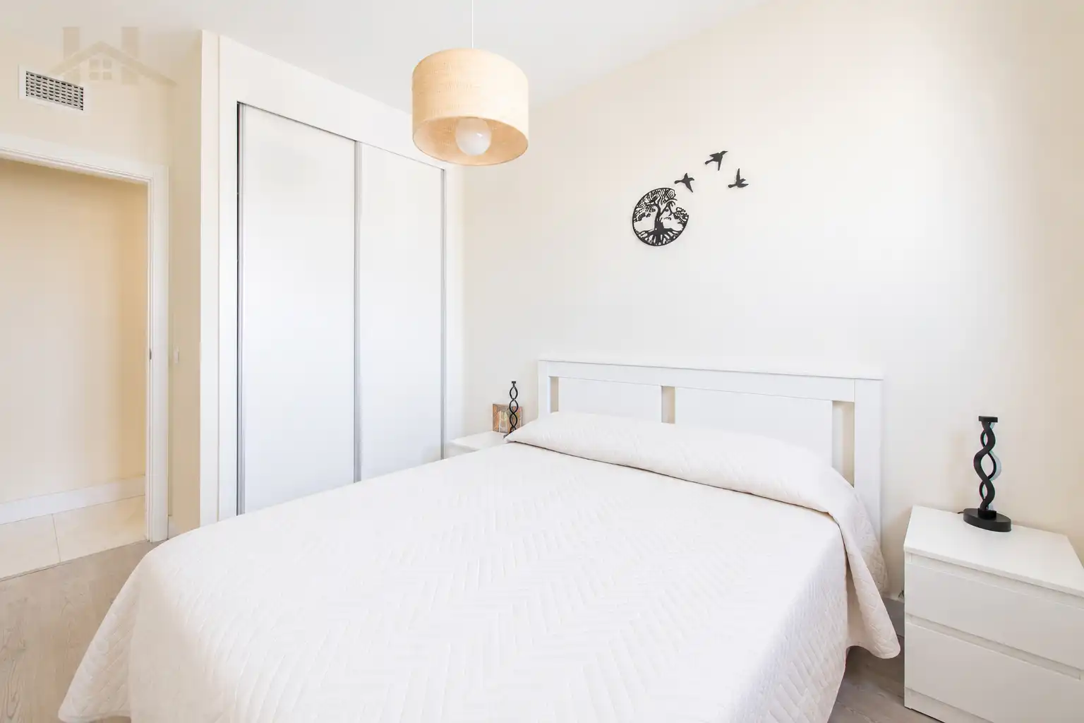 Schlafzimmer von Wohnung zum Verkauf in Arganda del Rey mit Klimaanlage, Heizung und Terrasse