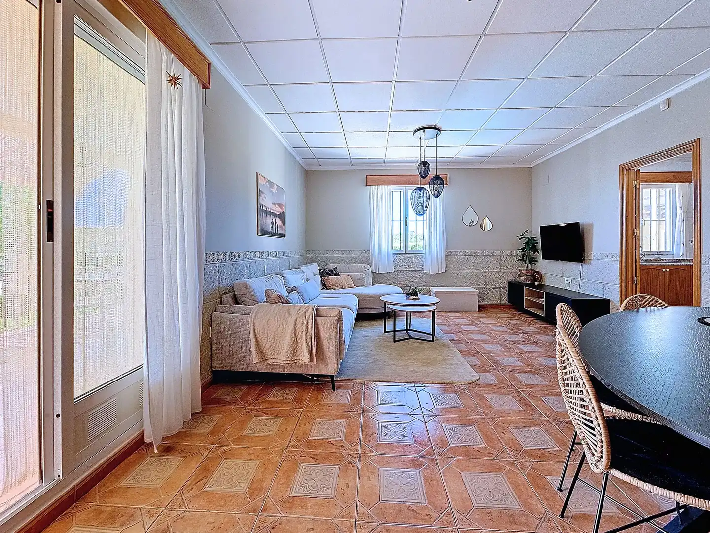 Sala d'estar de Casa o xalet en venda en Caudete amb Terrassa