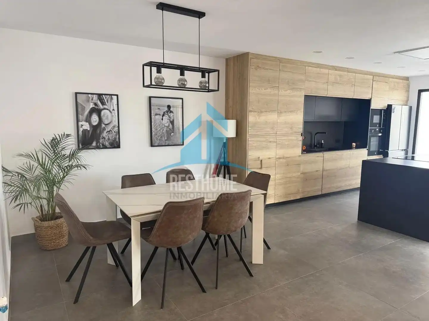 Dining room of Houses for sale in Oliva  with Air Conditioner, Heating and Private garden