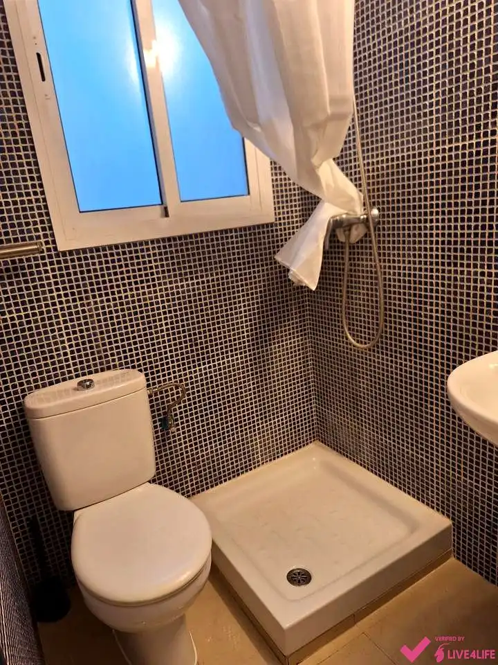 Bany de Estudi de lloguer en Sevilla amb Aire condicionat i Moblat