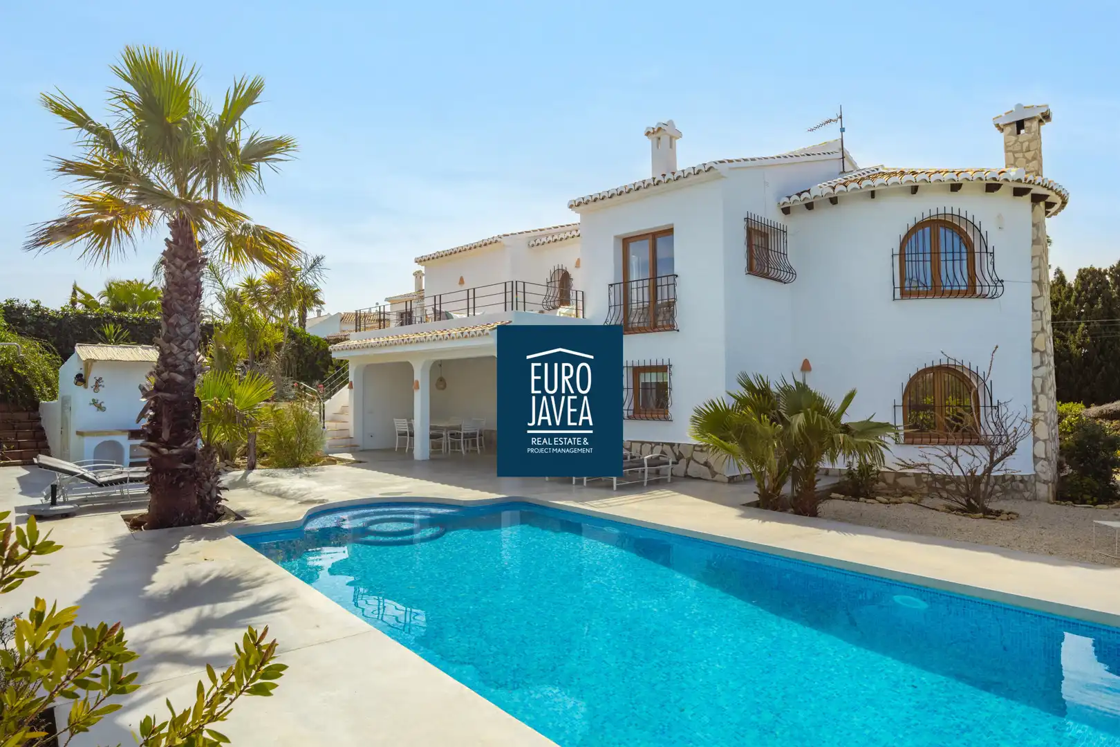 Exterior view of Houses for sale in Jávea / Xàbia  with Air Conditioner, Private garden and Swimming Pool
