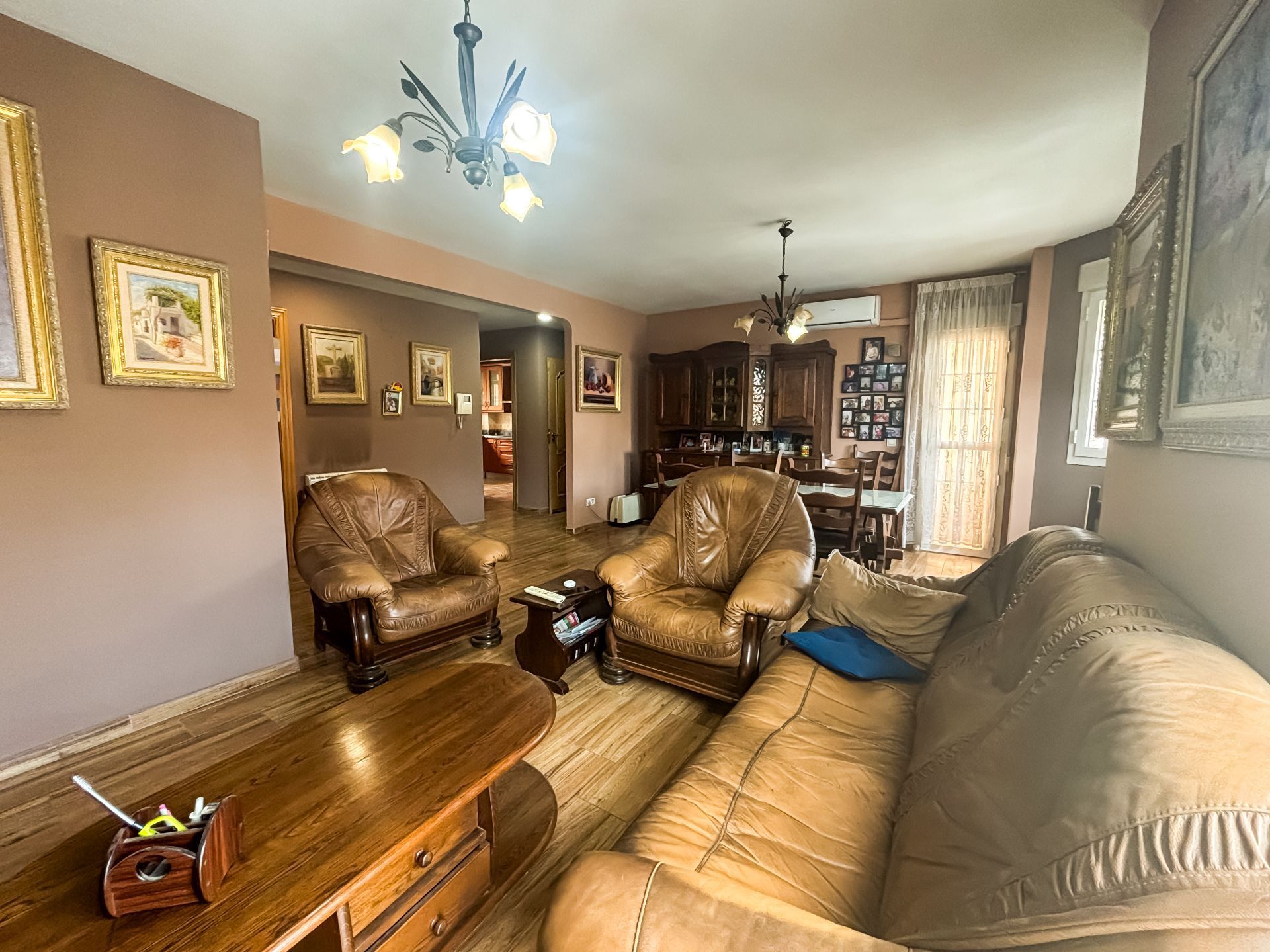 Living room of House or chalet for sale in  Granada Capital  with Air Conditioner and Terrace