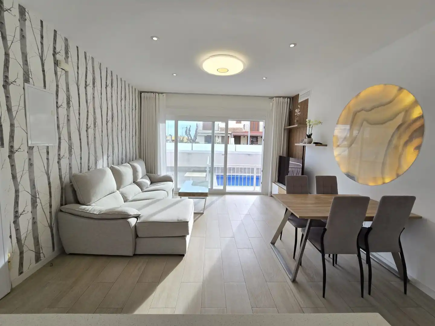 Living room of Houses for sale in Pilar de la Horadada  with Air Conditioner, Private garden and Terrace
