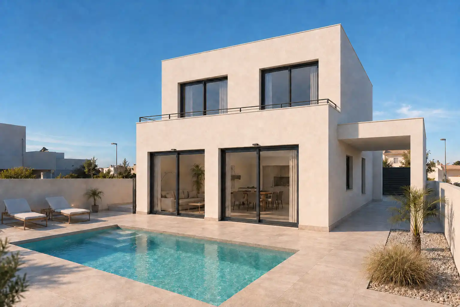 Chalet de obra nueva con piscina en venta en El Mojón, imagen 8