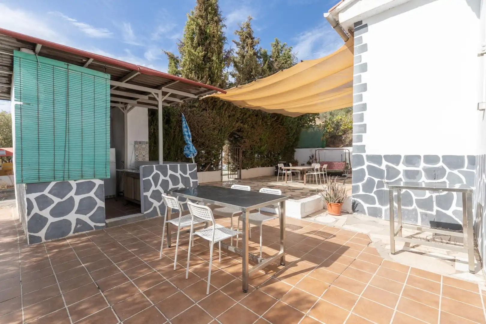 Terraza de Finca rústica en venta en Cogollos de la Vega con Jardín privado y Piscina