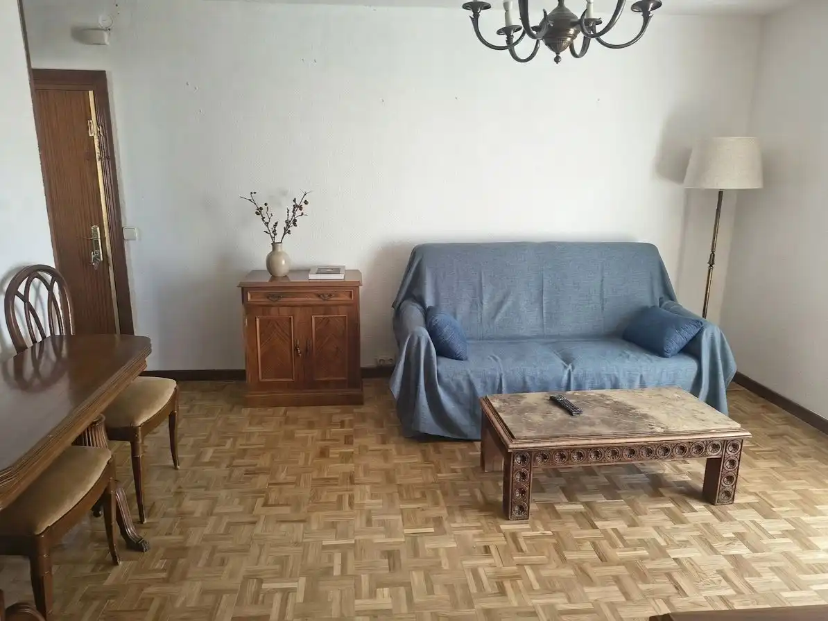 Sala d'estar de Pis en venda en  Madrid Capital amb Terrassa
