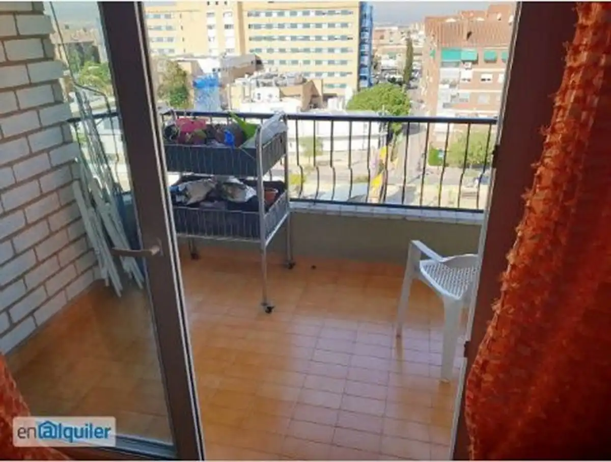Balcony of Flat for rent in Granada  with Heating, Terrace and Furnished
